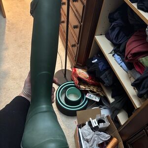 Tall hunter Green Waterproof Rain Boot